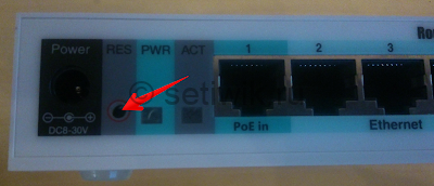 Сброс настроек на заводские в mikrotik