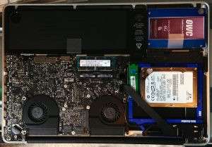 Как заменить жесткий диск в MacBook Pro