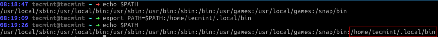 Добавление переменных окружения в Linux