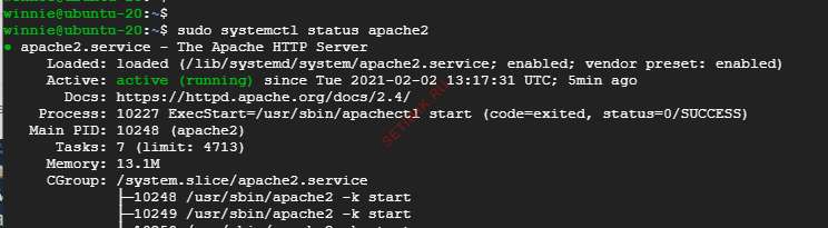 Zabbix установлен в Ubuntu