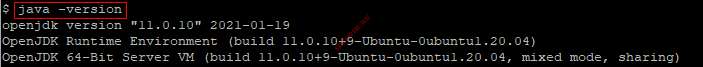 Проверка версии Java