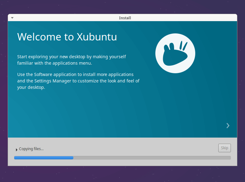 Установка системы Xubuntu