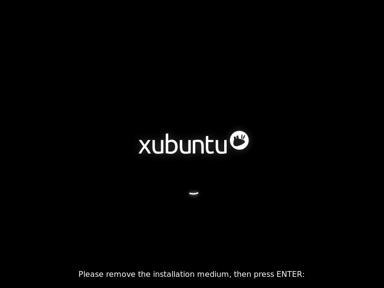 Удалить носитель Xubuntu