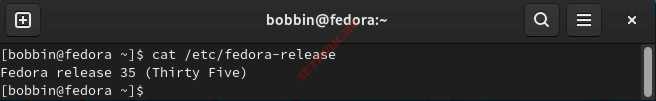 Проверка обновленной версии Fedora