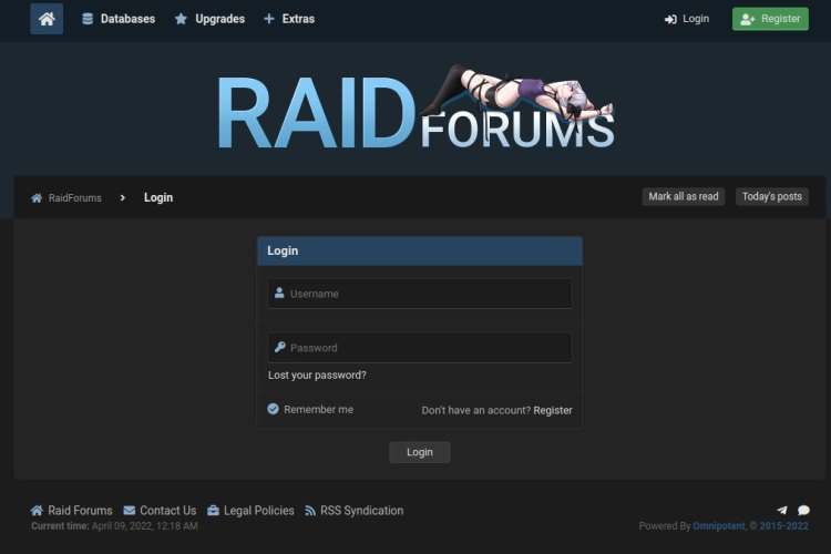 RaidForums закрыт