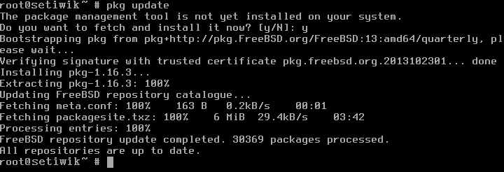 Обновление репозиториев FreeBSD1 3