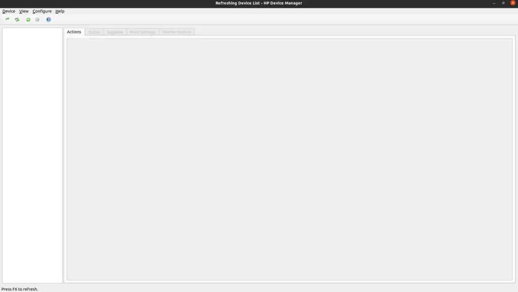 Работающий HPLIP в операционной системе Ubuntu