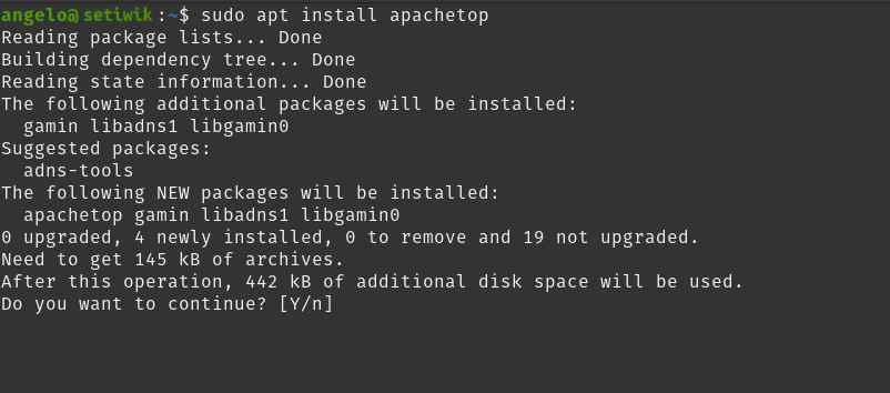 Установка ApacheTop в Ubuntu