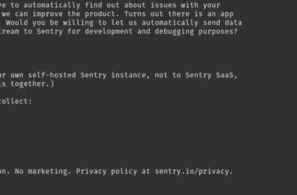 Установка Sentry с помощью Docker