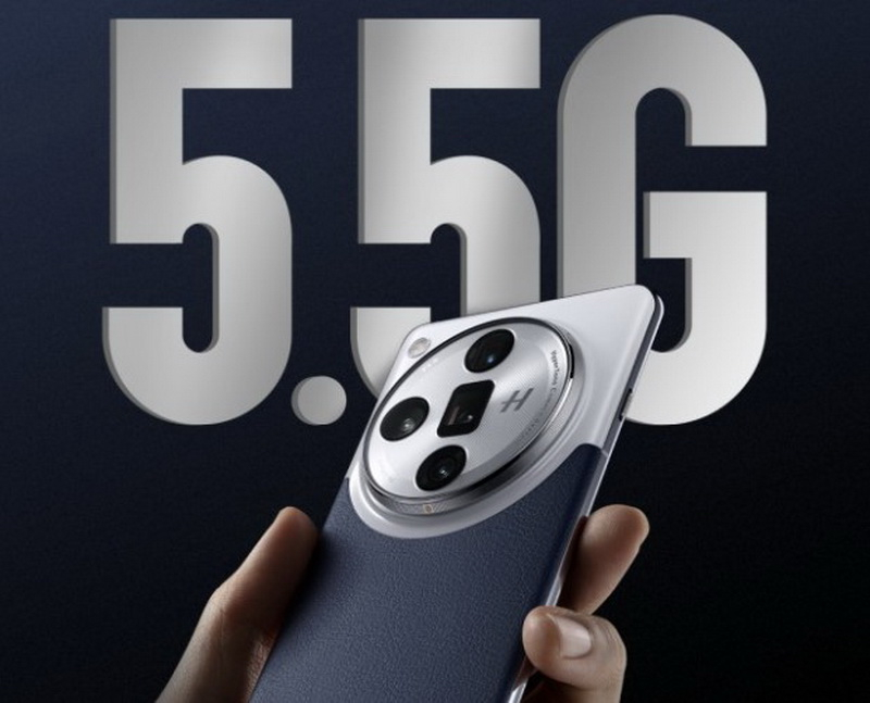 Китай вводит 5.5G связь Oppo Find X7 на переднем крае технологии