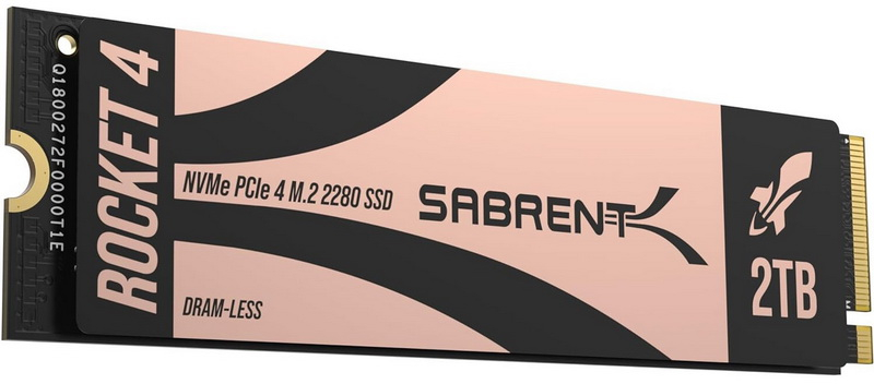 Новинка от Sabrent высокоскоростные SSD Rocket 4 с объемом до 4 Тбайт