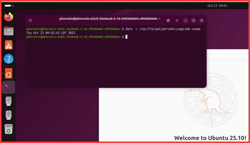 Ubuntu 25.10 Unattended Upgrades