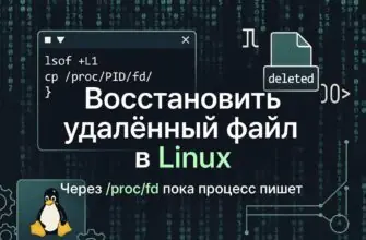 Как восстановить удалённый лог-файл в Linux (nginx, rsyslog) пока процесс пишет